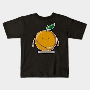 Naranja con bolsita Kids T-Shirt